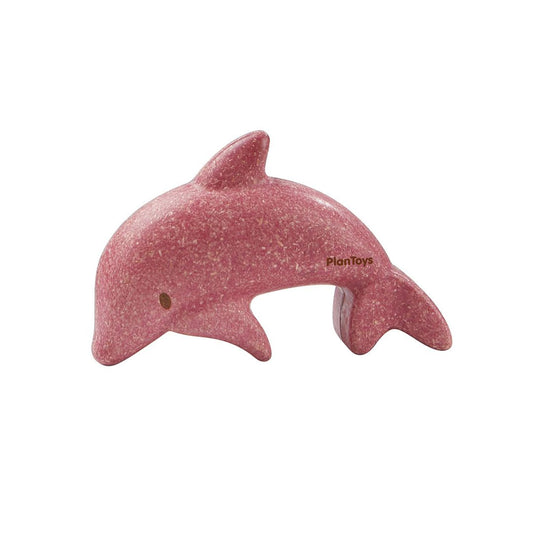 Golfinho PlanToys com embalagem sustentável | plantoys-brinquedos-madeira-golfinho-lollakids