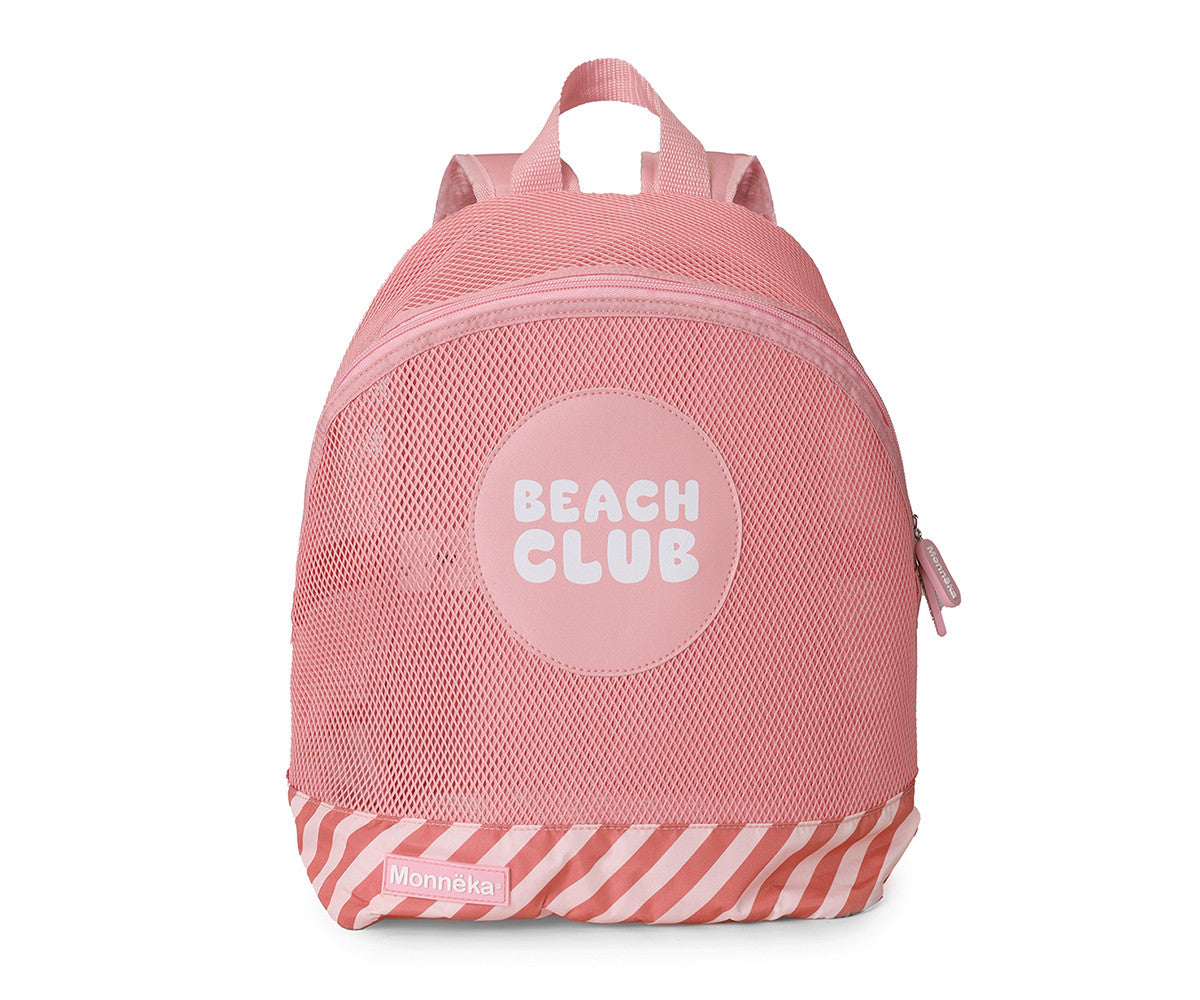 Mochila Anti-Areia Stripes Bloom & Blush Monnëka
