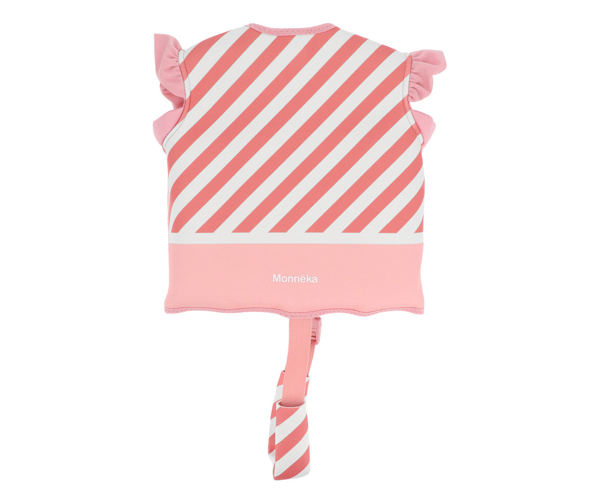 Colete Flutuador Aprendizagem Stripes Bloom & Blush Monnëka