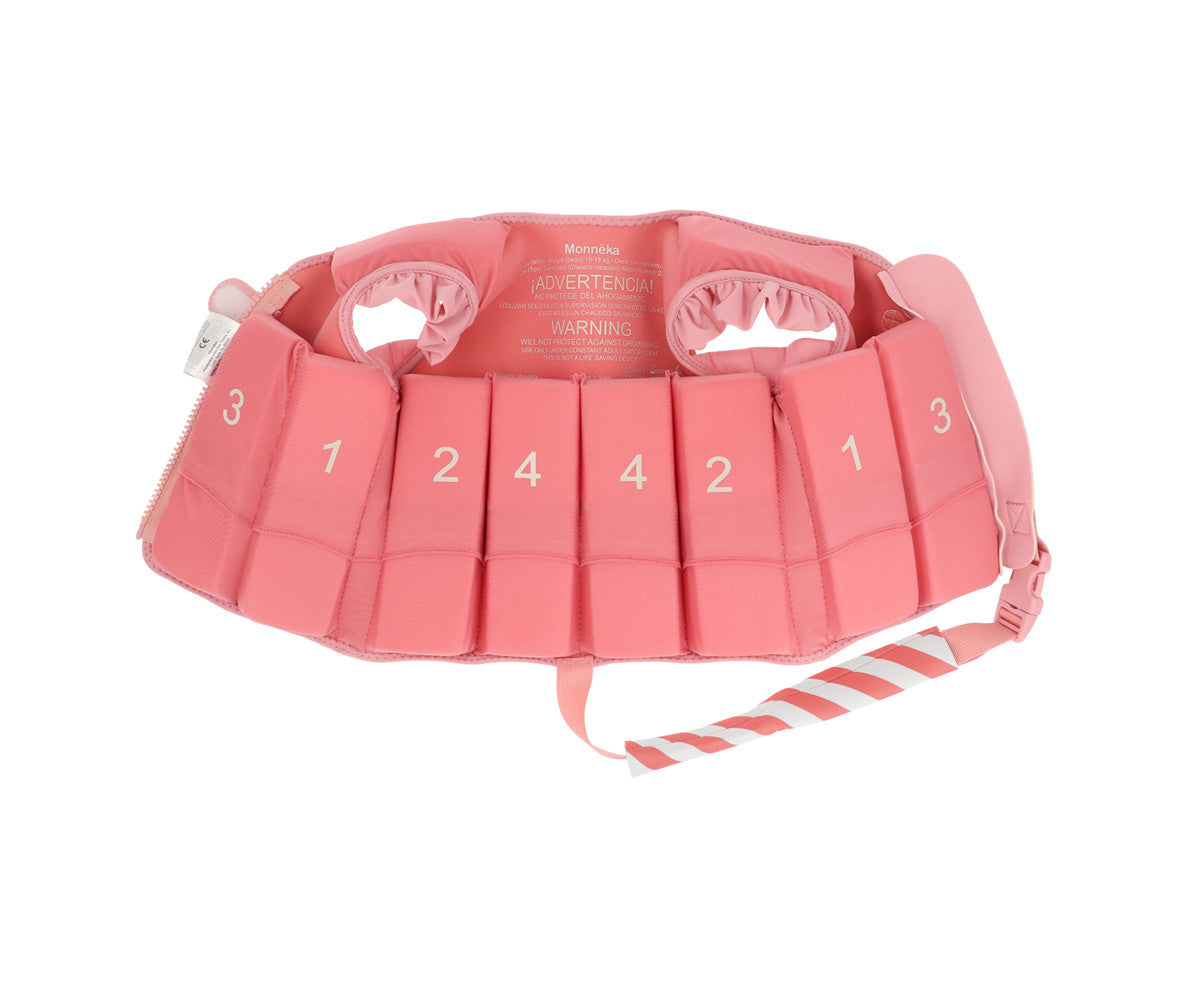 Colete Flutuador Aprendizagem Stripes Bloom & Blush Monnëka