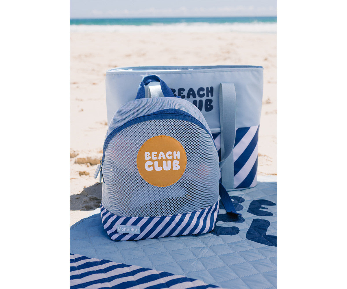 Mochila Anti-Areia Stripes Blues & Beyond Monnëka