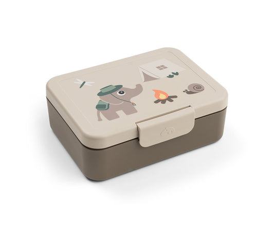 Lunchbox Tiny Trails Sand com divisória Done by Deer | done-by-deer-lunchbox-tiny-trails-sand-lollakids