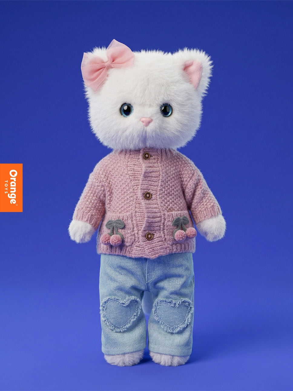Conjunto de roupa Outono Aconchegante da Orange Toys para peluches Lucky Kitty | orange-toys-roupa-peluche-lucky-kitty-outono-aconchegante-lollakids