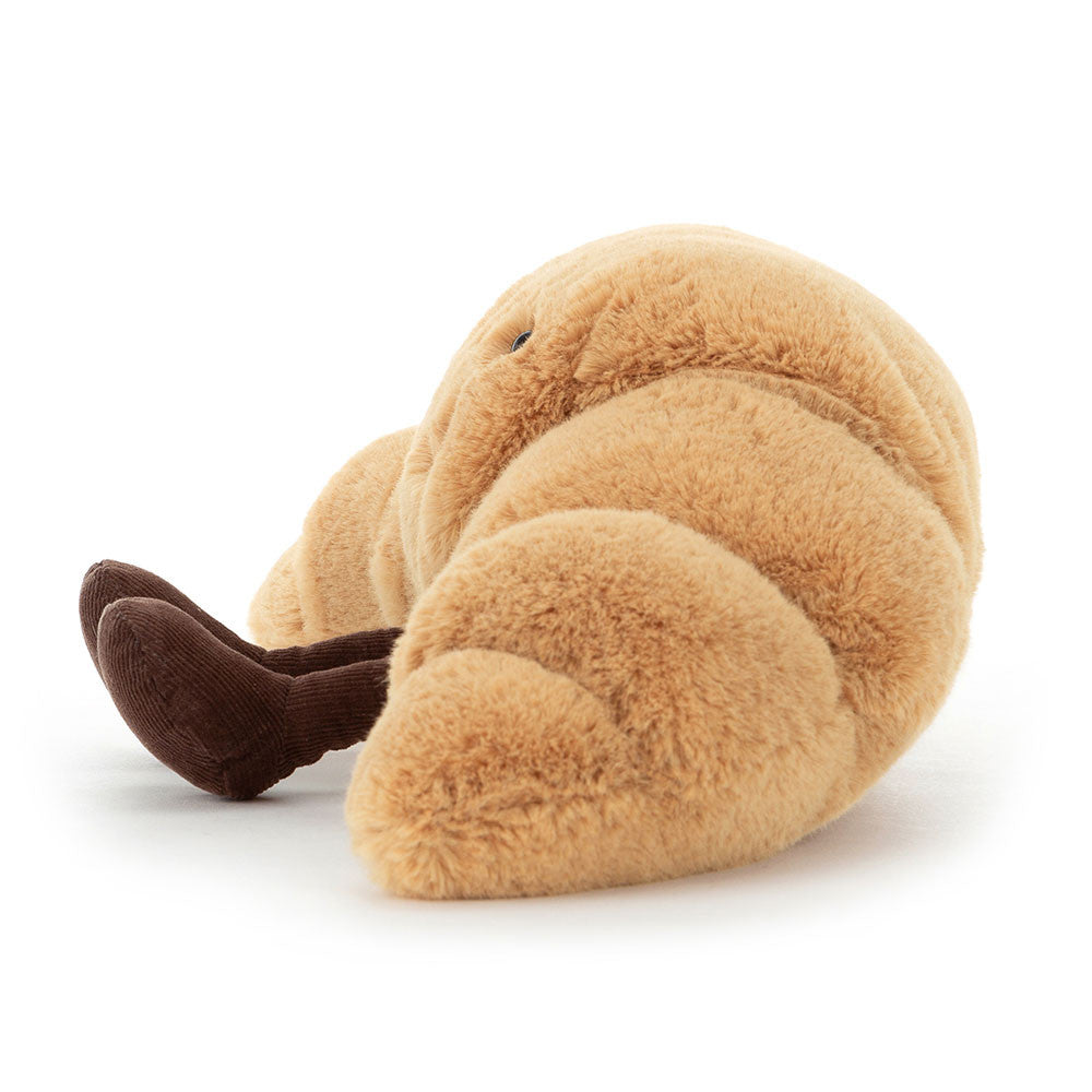 Amuseables Croissant, pormenor do sorriso e das pernas | jellycat-amuseables-croissant-lollakids