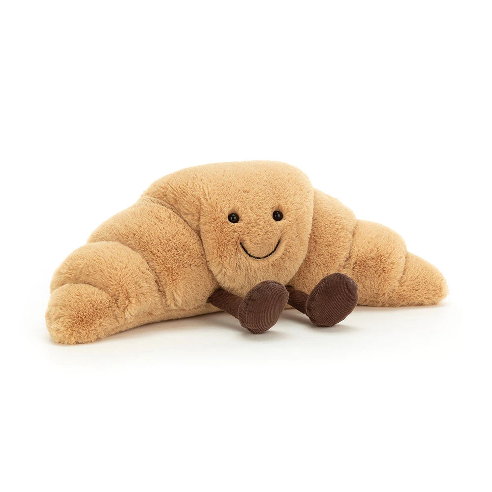 Peluche croissant Amuseables da Jellycat, vista principal | jellycat-amuseables-croissant-lollakids