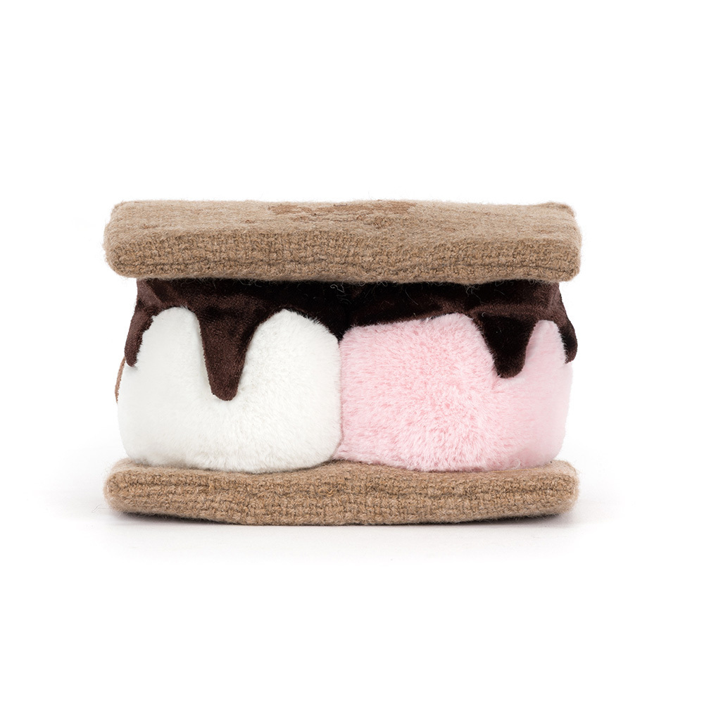Amuseables S'mores, vista lateral do par de peluches | jellycat-amuseables-smores-lollakids