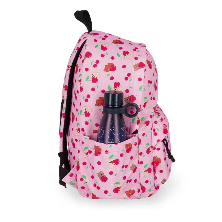 Mochila Legami My Backpack Teddy Bear - pormenor do fecho duplo | legami-mochila-teddy-bear-lollakids