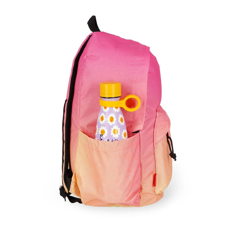 Mochila Legami My Backpack Sunrise Lover - pormenor do fecho duplo | legami-mochila-sunrise-lover-lollakids