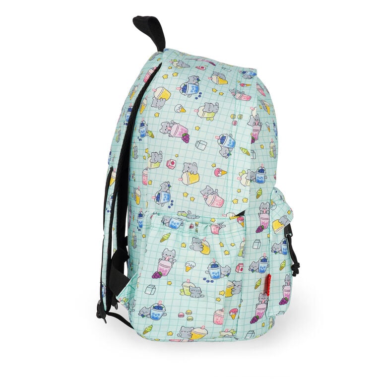 Mochila Kitty Bubble Tea Legami - detalhe alças