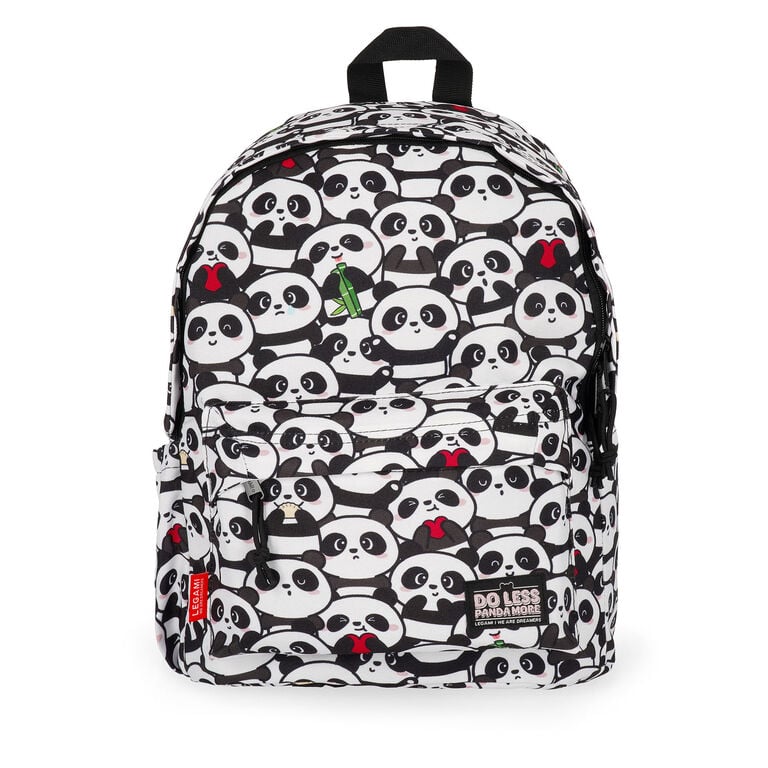 Mochila Legami My Backpack Panda - vista frontal | legami-mochila-panda-lollakids