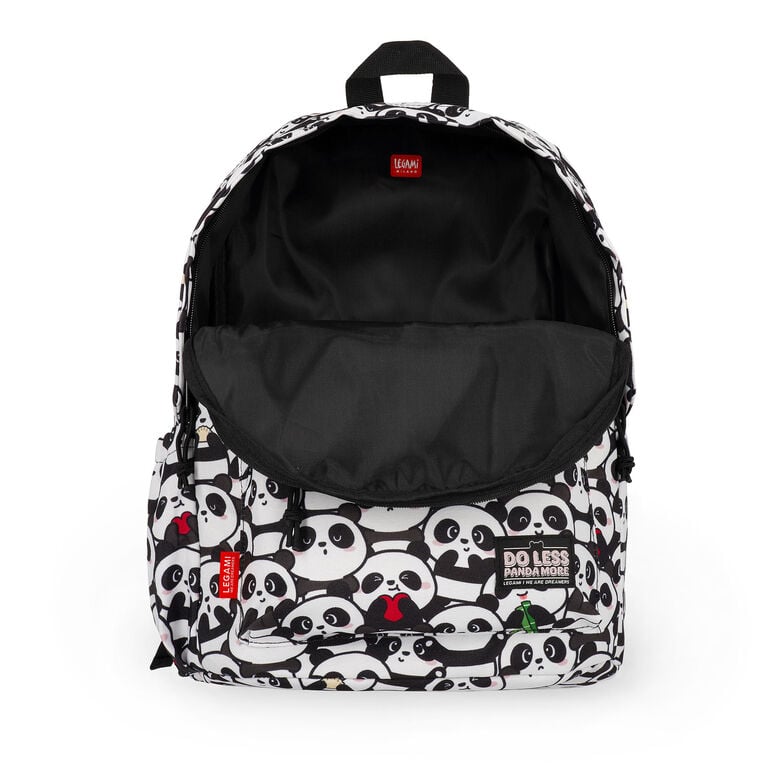 Mochila Legami My Backpack Panda - slot para portátil 15 polegadas | legami-mochila-panda-lollakids