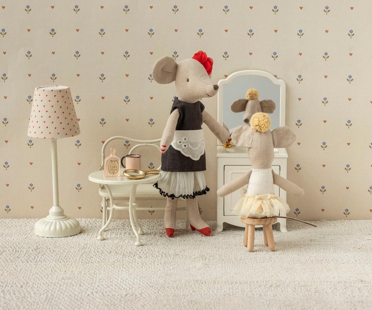 Ratinha bailarina Little Sister Maileg Off White