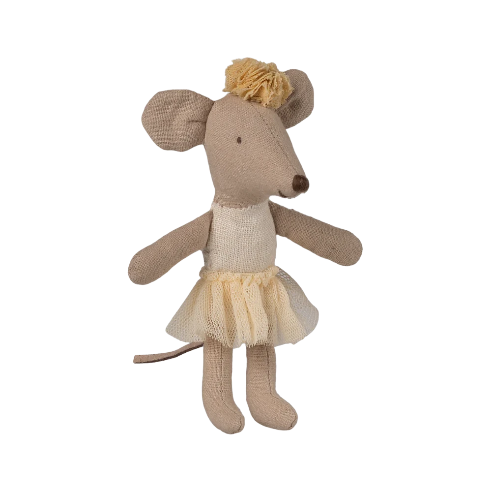 Ratinha bailarina Little Sister Maileg Off White