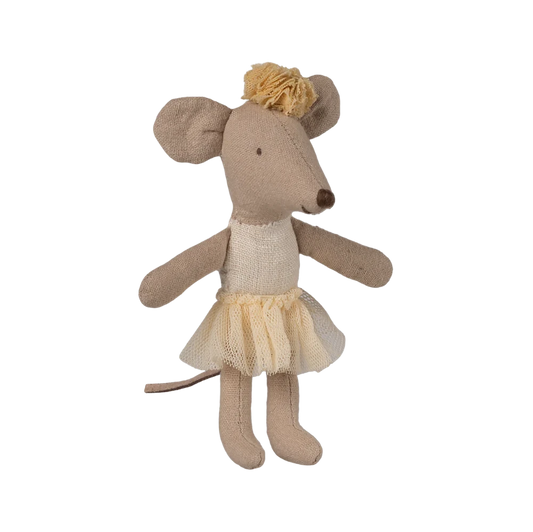 Ratinha bailarina Little Sister Maileg Off White