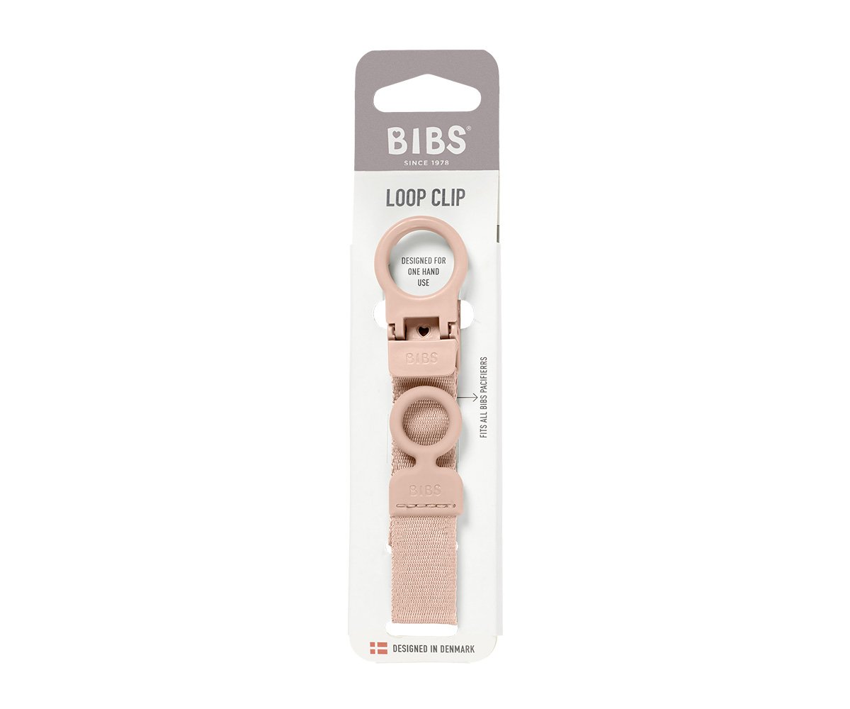 Porta-chupetas BIBS Loop Clip Blush