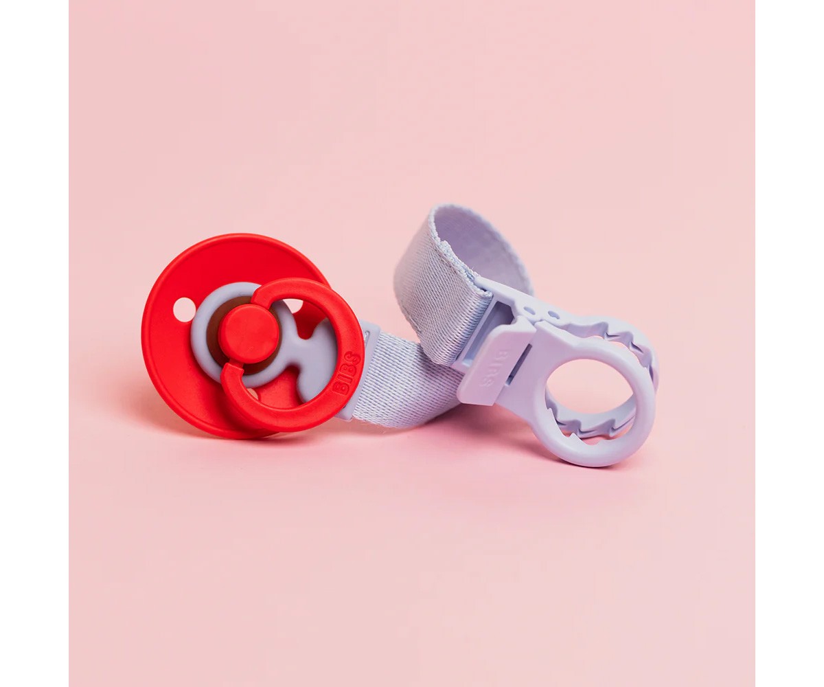 Porta-chupetas BIBS Loop Clip Dusty Blue