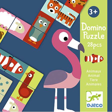 Domino Animo-Puzzle – Jogo de Dominó de Animais Djeco (+3 Anos)