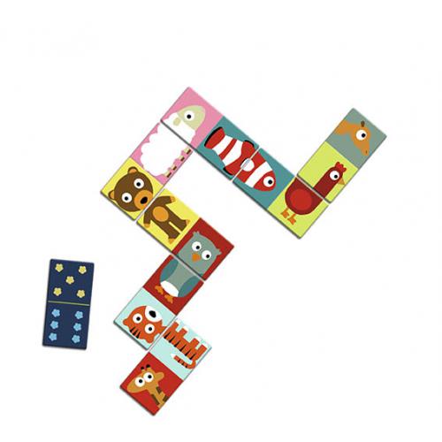 Domino Animo-Puzzle – Jogo de Dominó de Animais Djeco (+3 Anos)