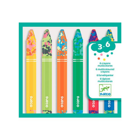 Lápis de cera multicoloridos Djeco