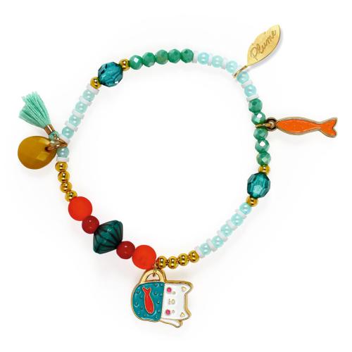 Pulseira Amaya Djeco Life Style – Infantil com Gato e Peixe