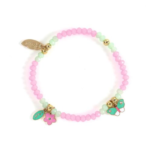 Pulseira Lila Djeco Life Style – Infantil com Borboleta e Flor

