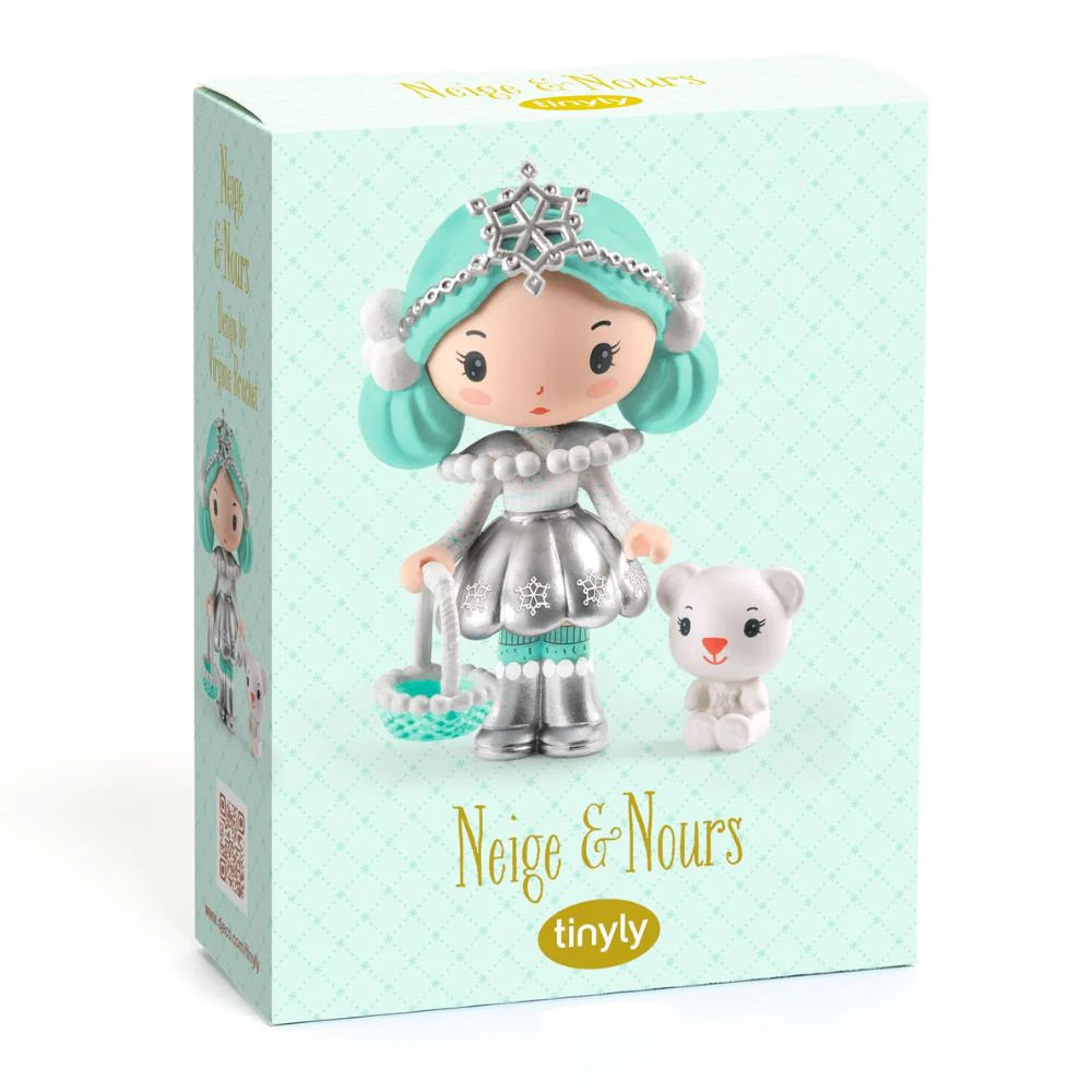 Djeco Tinyly Neige & Nours – Princesa dos Gelos com Urso Polar
