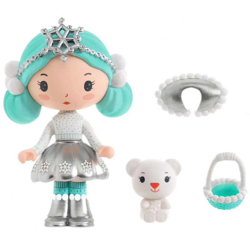 Djeco Tinyly Neige & Nours – Princesa dos Gelos com Urso Polar