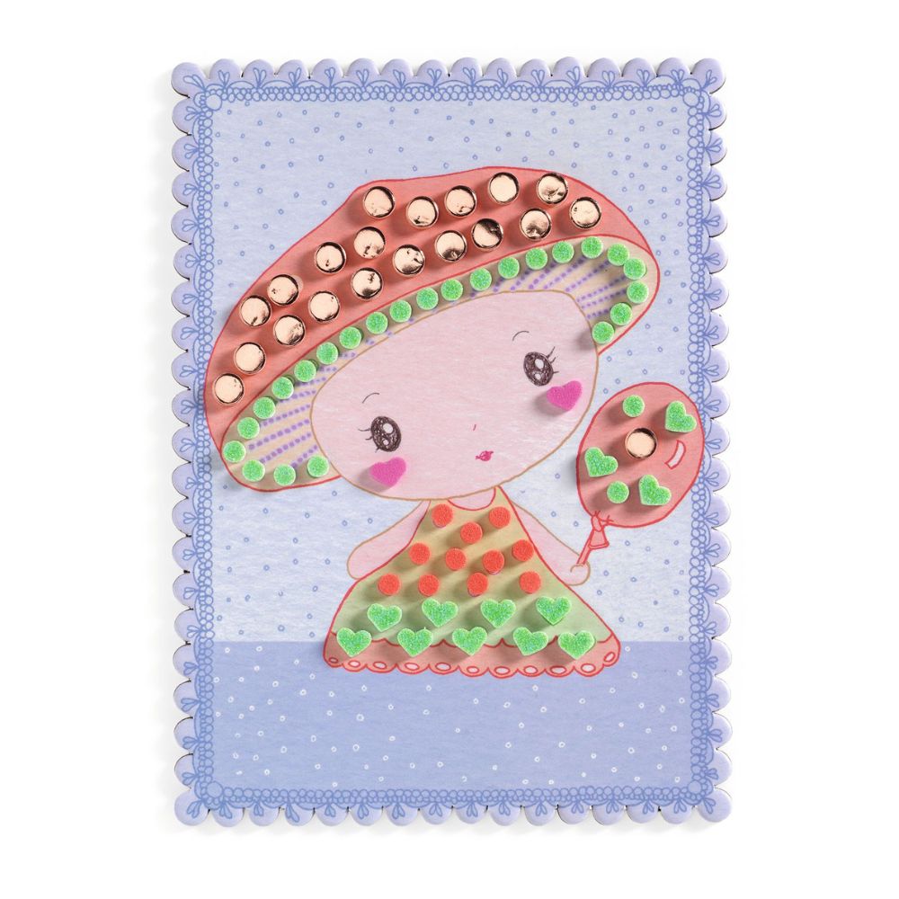 Kit de mosaicos Djeco Tinyly Stella & Co - Lolla Kids | djeco-mosaicos-tinyly-lollakids