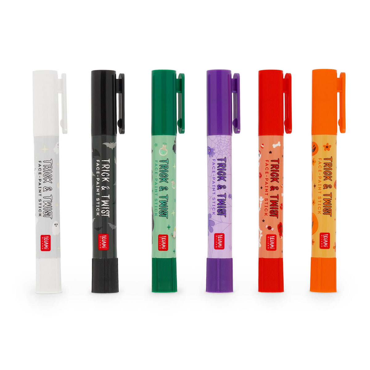 Pincéis de Maquilhagem Facial Halloween – TRICKeTWIST Face Paint Sticks | Legami