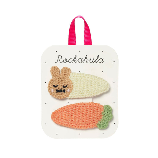 Conjunto de 2 Ganchos Coelho Crochet Rockahula Kids | rockahula-ganchos-coelho-crochet-lollakids