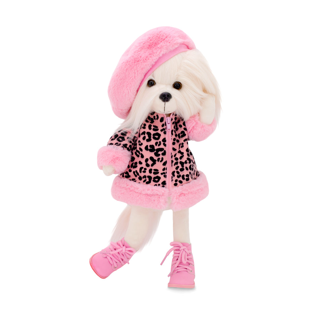 Cadela de peluche rosa Lucky Mimi da coleção Lucky Doggy da Orange Toys | orange-toys-peluche-lucky-doggy-rosa-lollakids