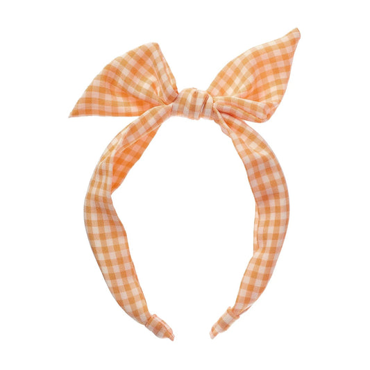 Bandolete Gingham Edelweiss com Laço Rockahula Kids | rockahula-bandolete-edelweiss-lollakids