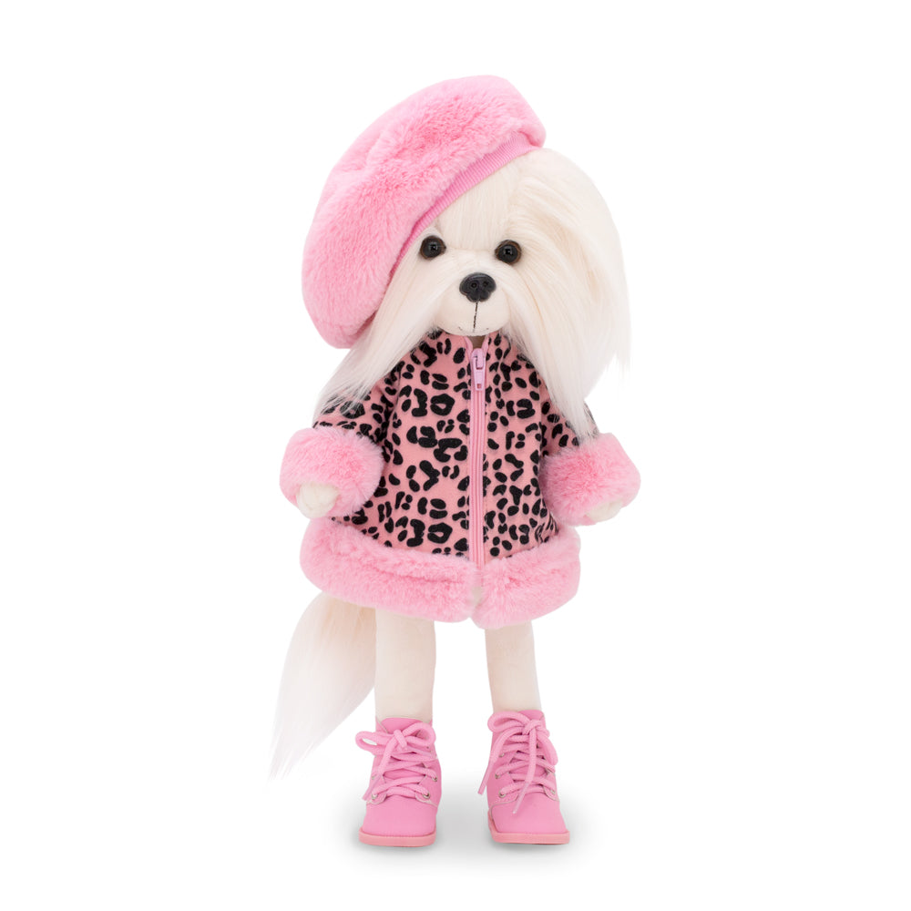 Pormenor do conjunto rosa da peluche Lucky Mimi Mon Amour, Orange Toys 38 cm | orange-toys-peluche-lucky-doggy-rosa-lollakids