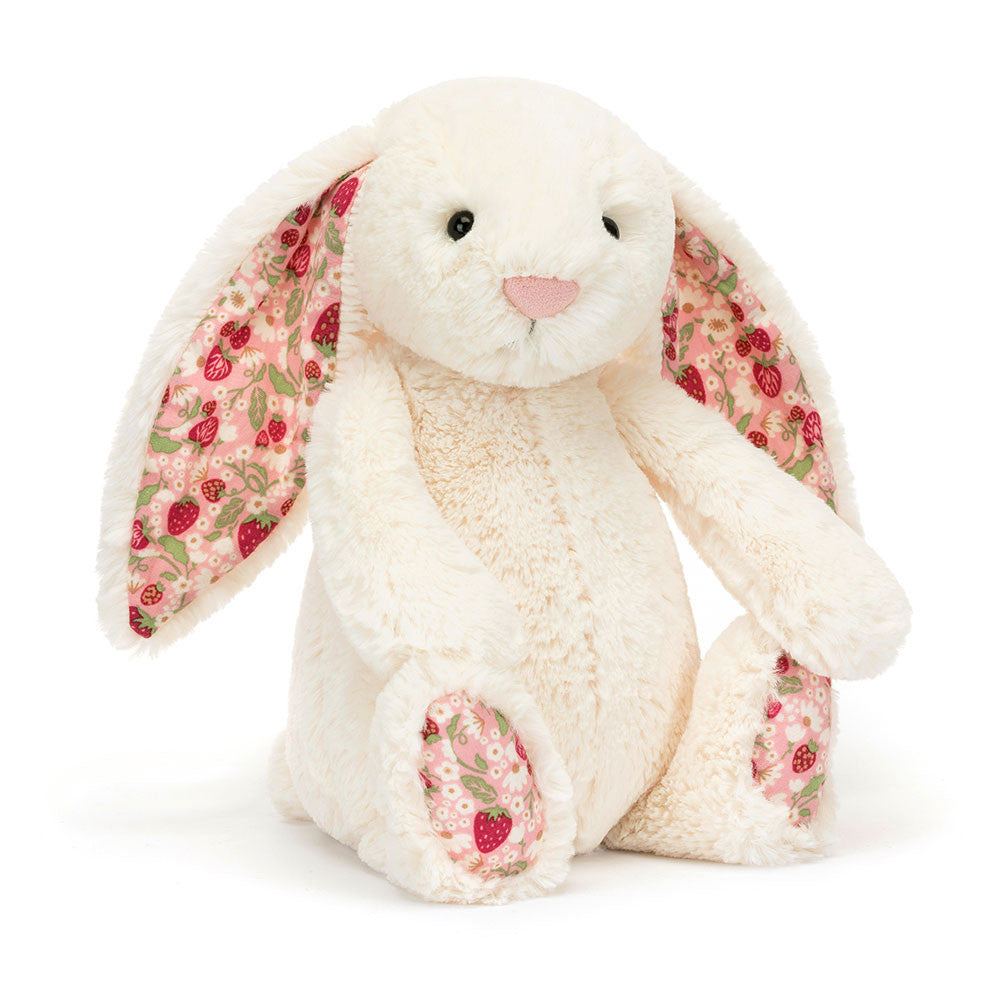 Coelho Blossom Cream Berry Médio Médio da Jellycat