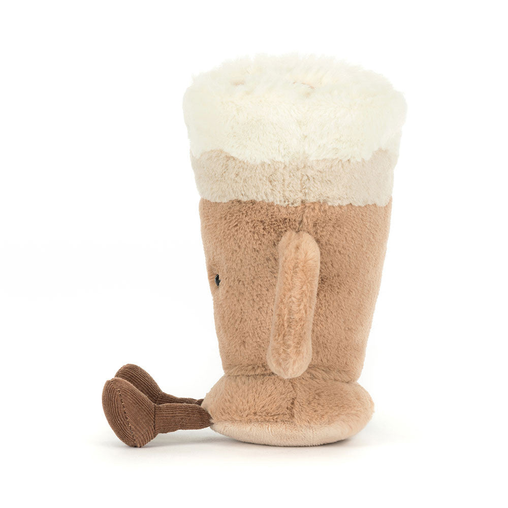 Amuseables Latte – Peluche Barista Jellycat com Chantilly | Lolla Kids