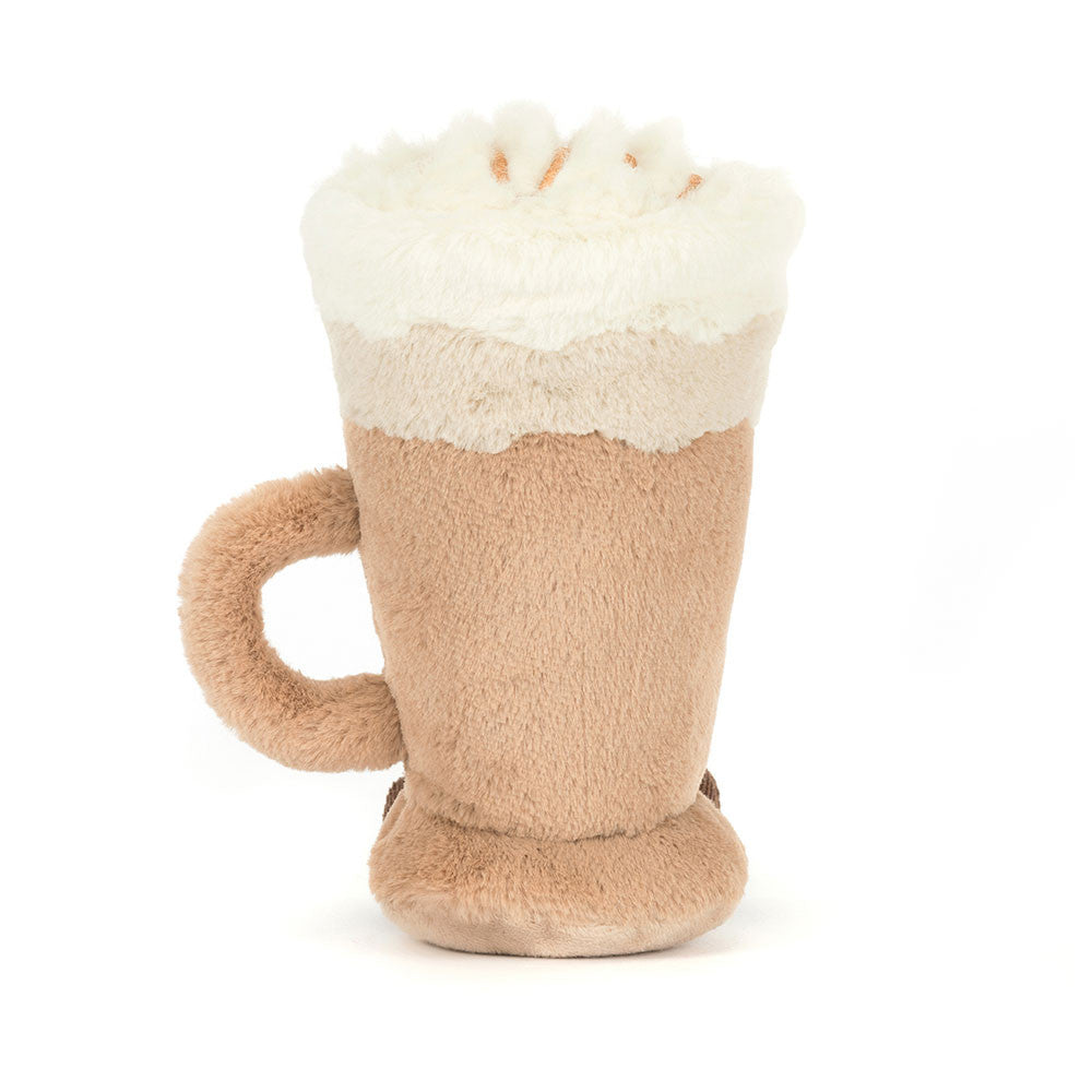 Amuseables Latte – Peluche Barista Jellycat com Chantilly | Lolla Kids