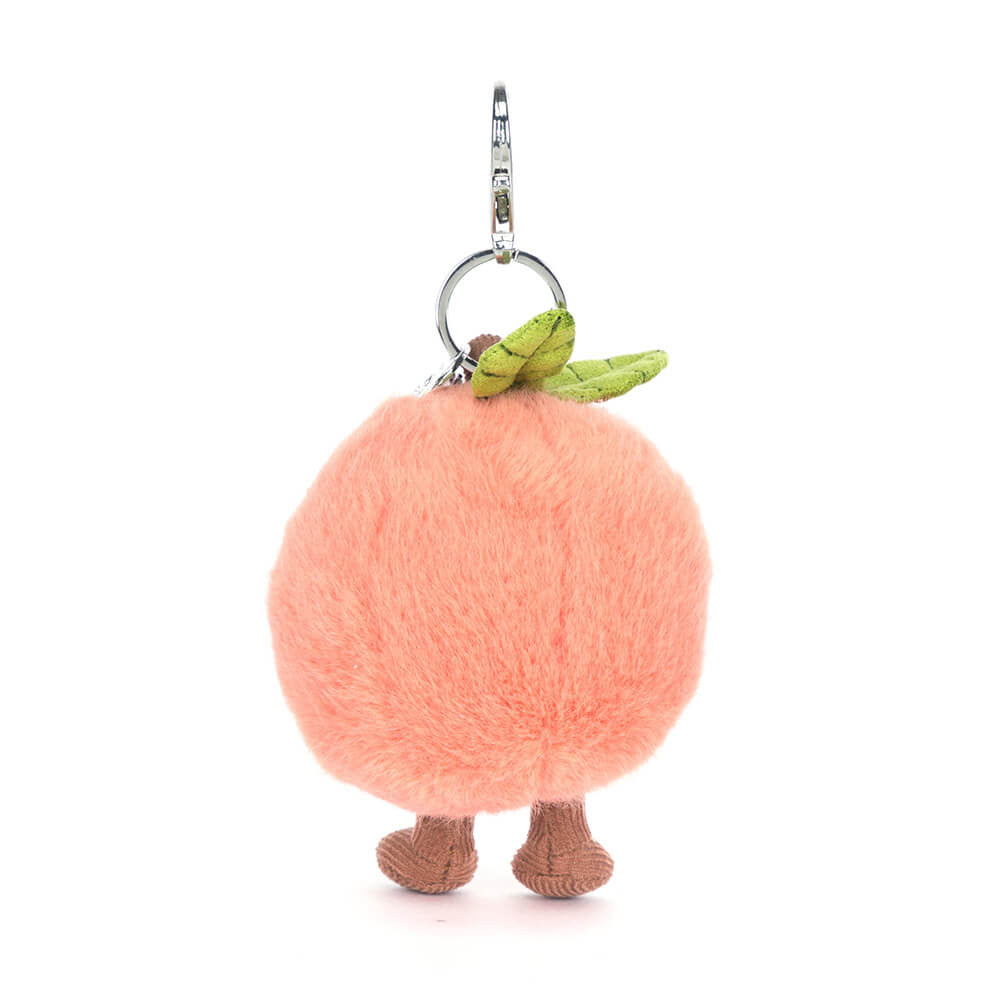 Jellycat Amuseables Peach bag charm porta-chaves