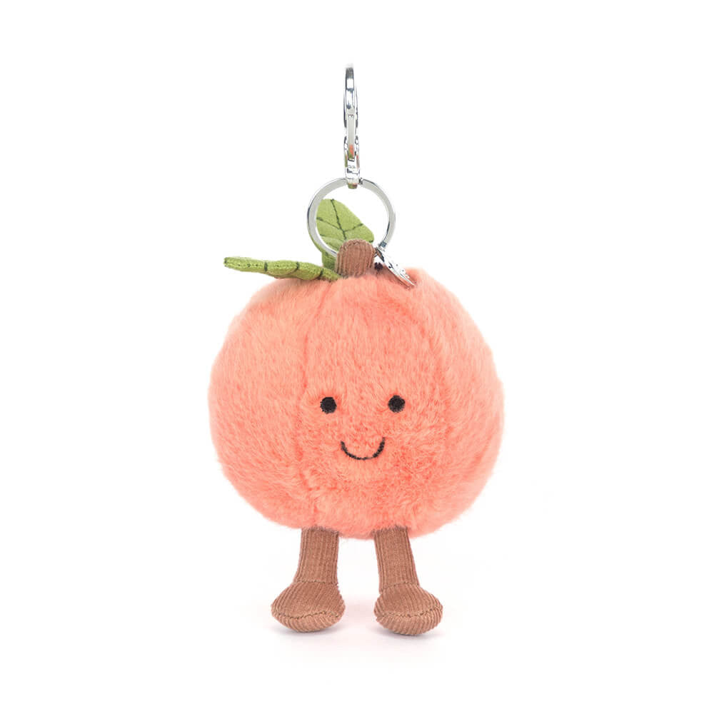 Jellycat Amuseables Peach bag charm porta-chaves
