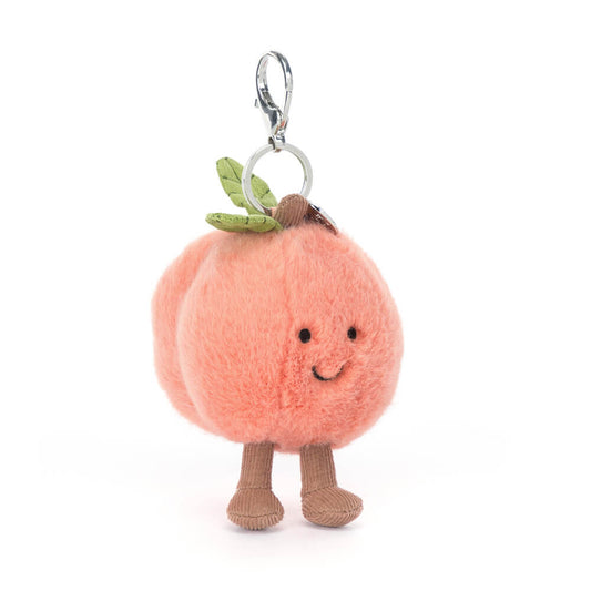 Jellycat Amuseables Peach bag charm porta-chaves