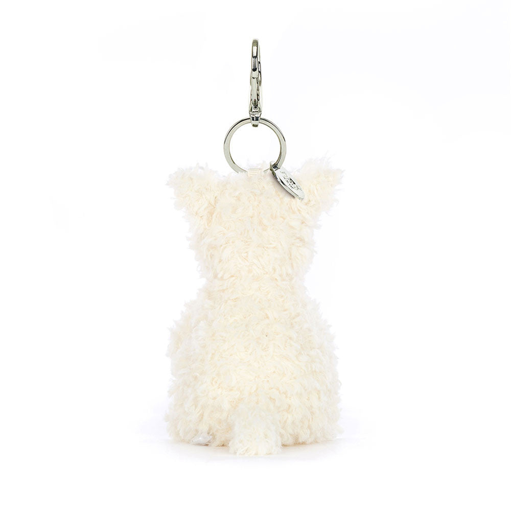 Munro Scottie Dog Bag Charm da Jellycat – Porta-chaves de peluche adorável