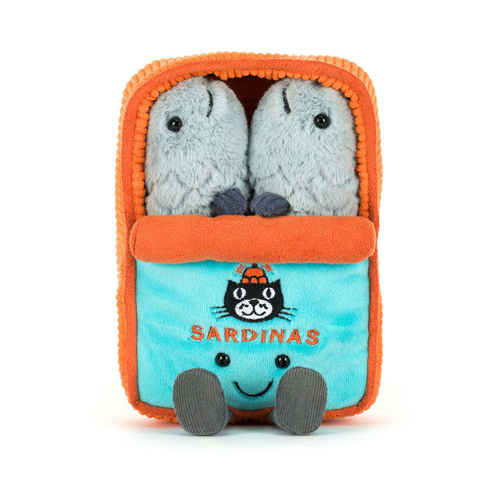 Lata de Sardinhas Jellycat – Peluche Divertido e Fofo | Lolla Kids