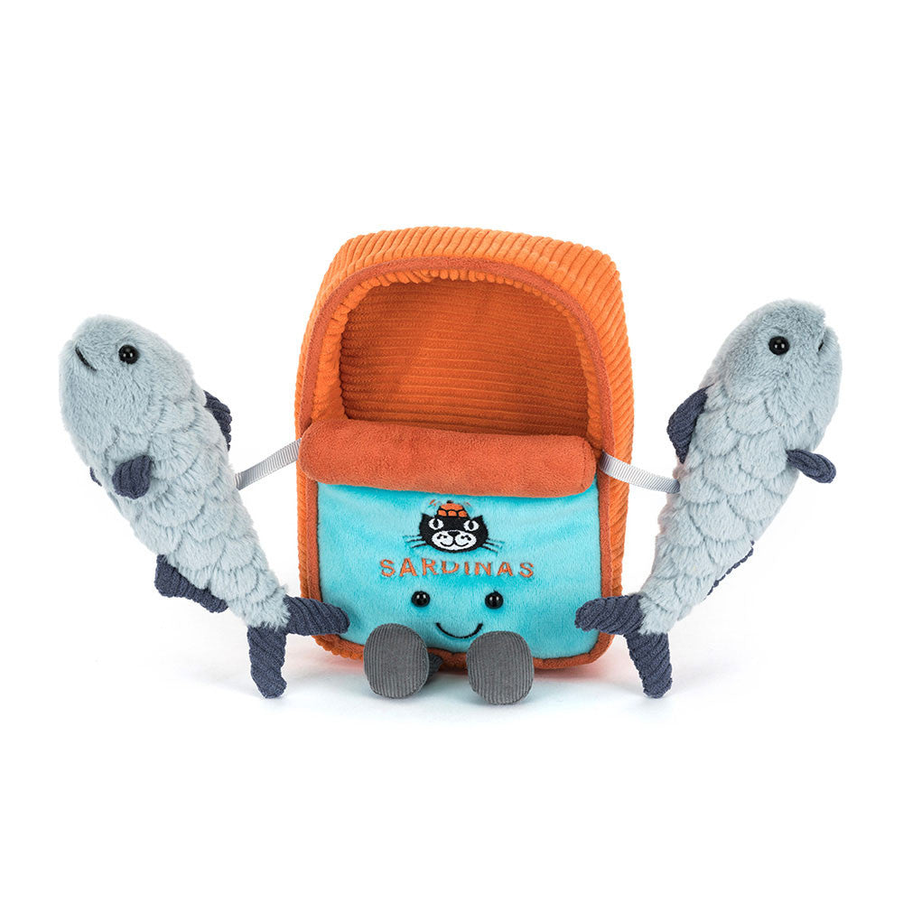 Lata de Sardinhas Jellycat – Peluche Divertido e Fofo | Lolla Kids