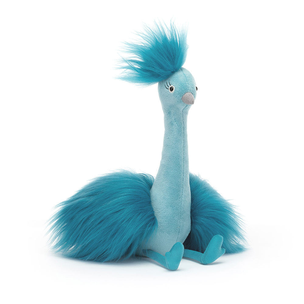 Pavão Fou Fou Azul da Jellycat