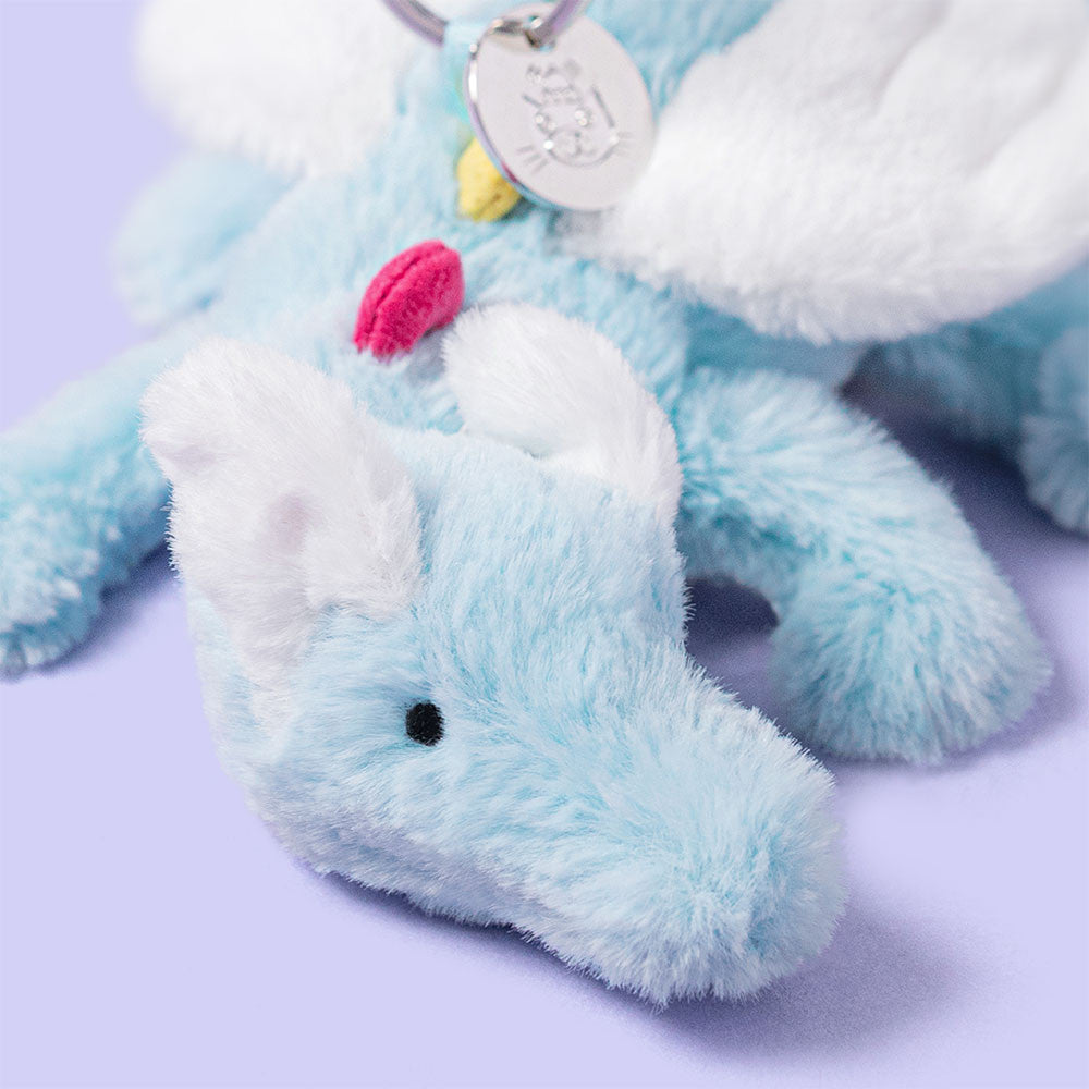 Jellycat Sky Dragon bag charm porta-chaves dragão