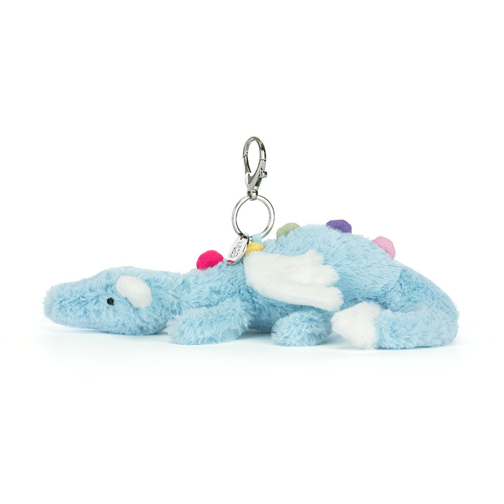 Jellycat Sky Dragon bag charm porta-chaves dragão
