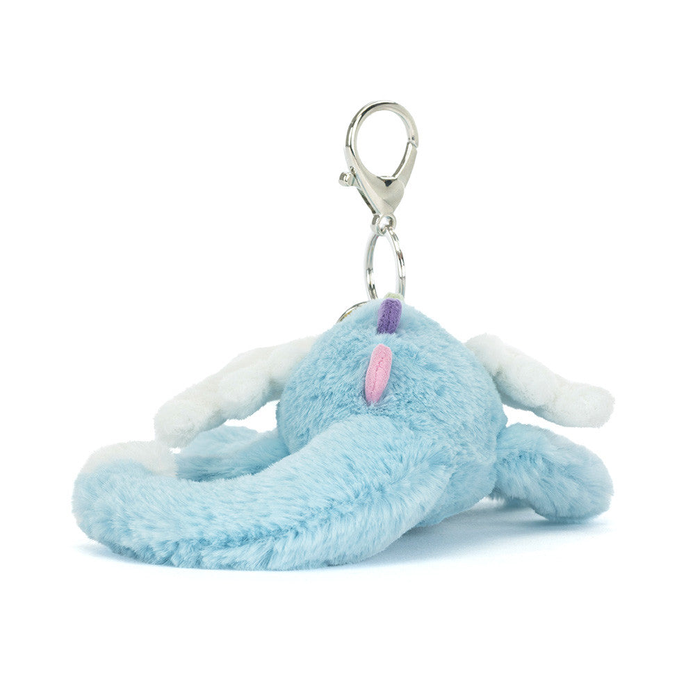 Jellycat Sky Dragon bag charm porta-chaves dragão