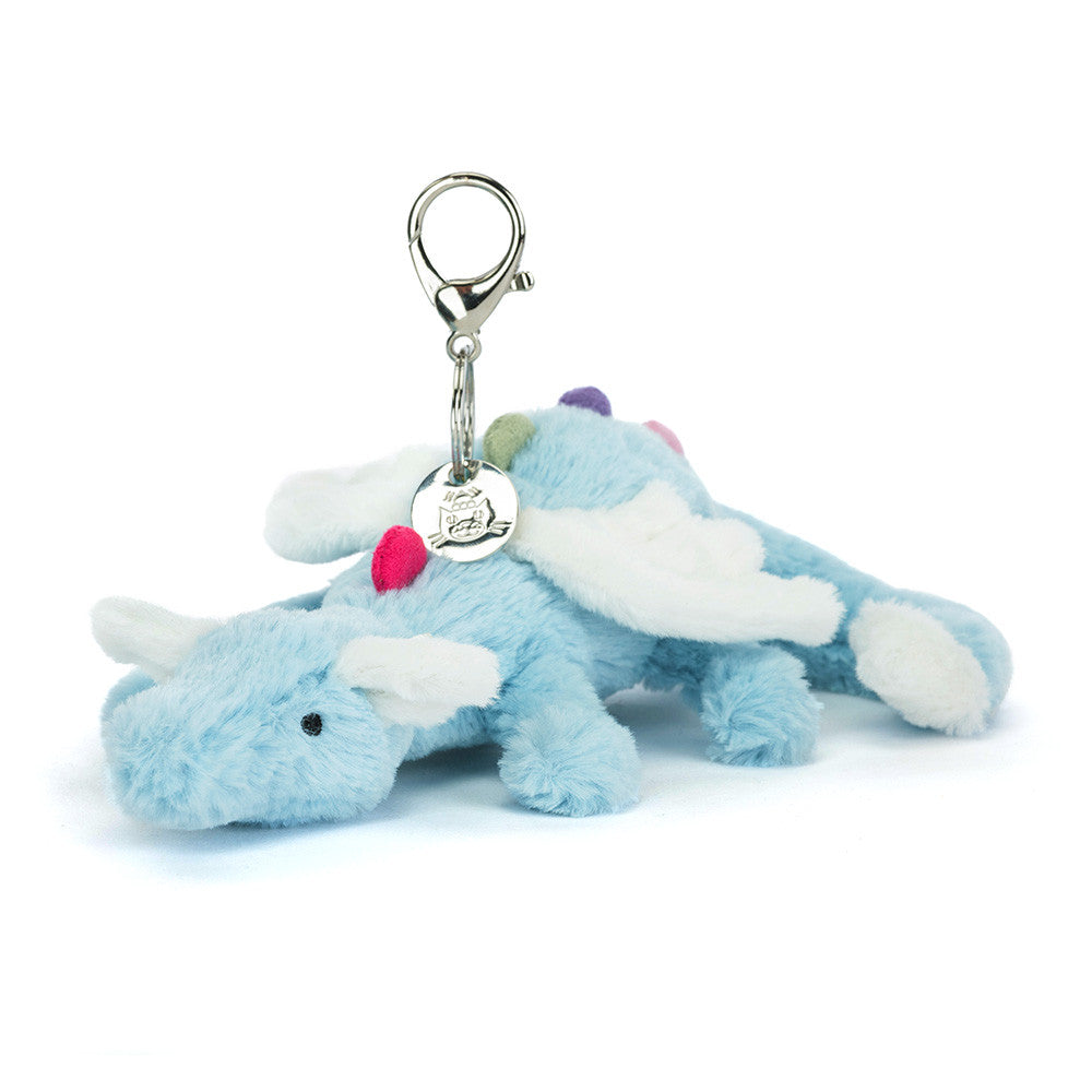 Jellycat Sky Dragon bag charm porta-chaves dragão