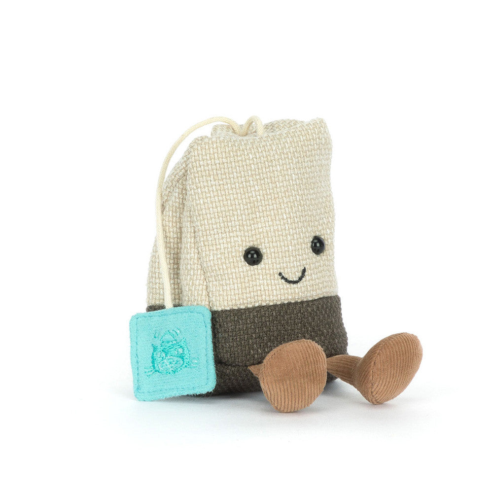 Jellycat Amuseables Steepy Tea Bag peluche de lado