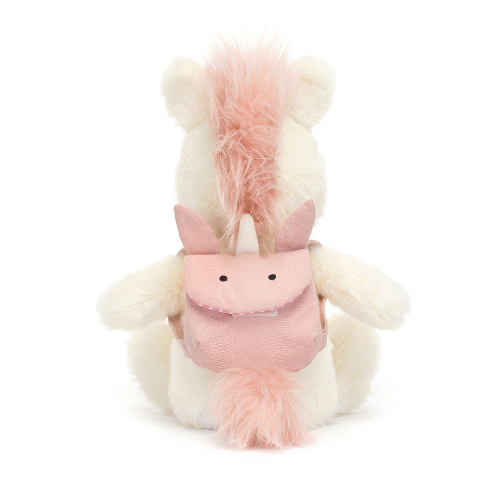 Unicórnio com Mochila da Jellycat