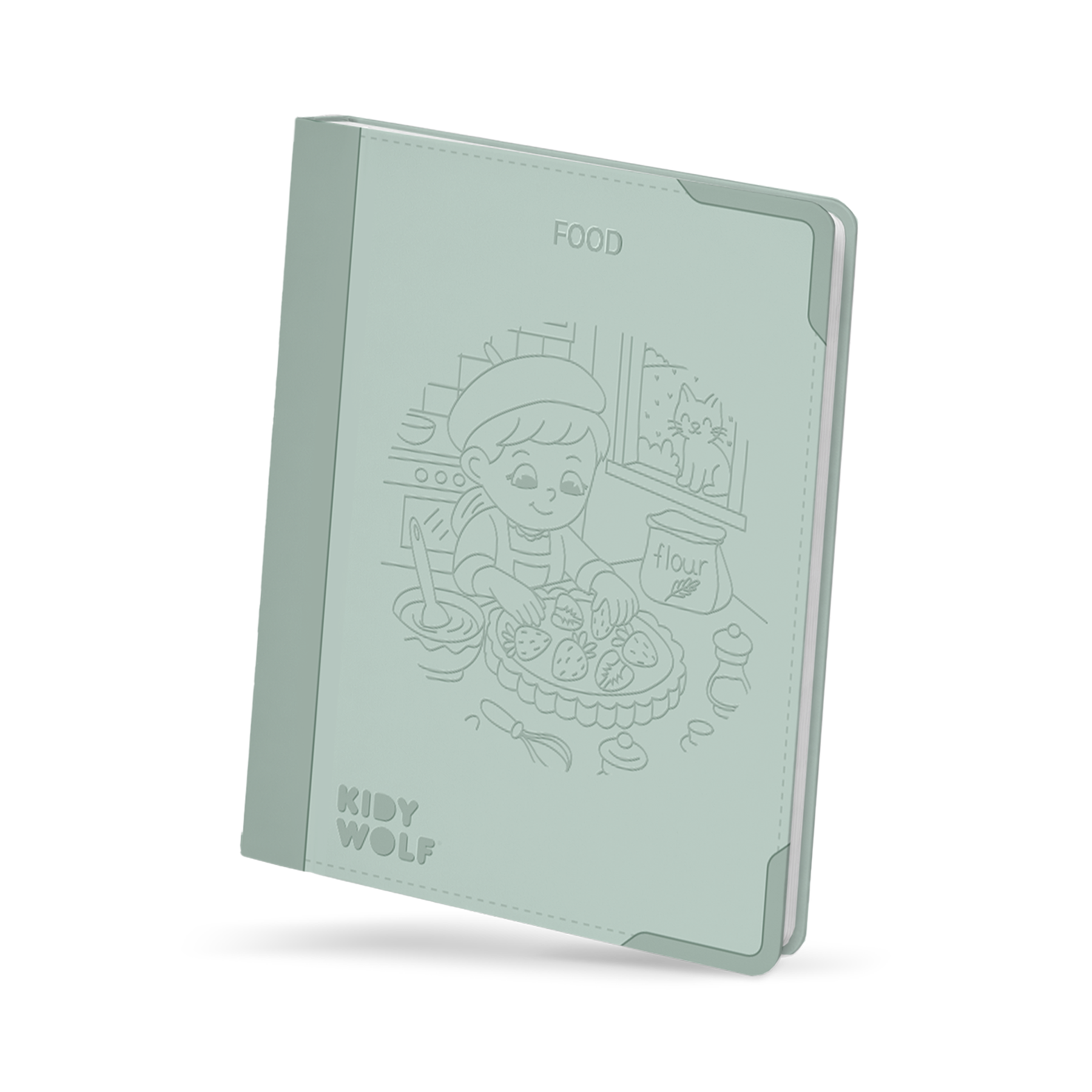 KIDYDRAW-PAD Comida Kidywolf – conteúdo da caixa